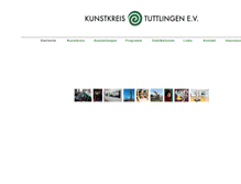 Tablet Screenshot of kunstkreis-tuttlingen.de